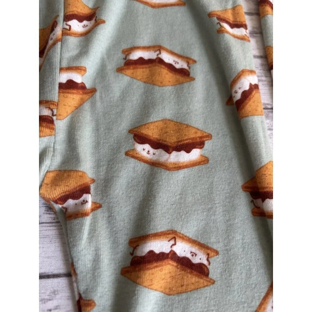 Old Navy Toddler Snug-Fit PJ Pajama‎ Top & Pant Lot, Christmas S’mores 4T